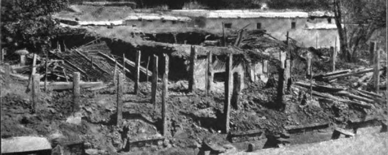 Photo: "Dismantled houses where there have been cases of the plague". Source: Gordon, H. (1899) A Plague Stricken City. The English Illustrated Magazine, 22 (193): 17-23 in Ranganathan, M. 2018 "Rule By Difference: Empire, Liberalism, and the Legacies of Urban 'Improvement', Environment and Planning: A (Economy and Space). Published online June 22, 2018. DOI:http://journals.sagepub.com/doi/abs/10.1177/0308518X18781851