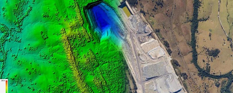 Efficient 3D modelling of large area landforms
